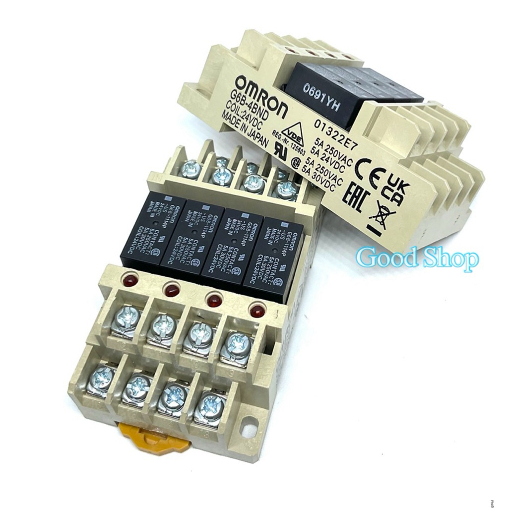 Rơle G6B-4BND + G6B-1114P 24VDC có thể phát hành hóa đơn