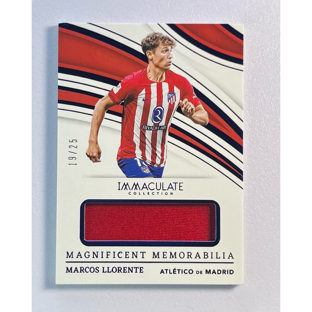 2023-24 Panini Immaculate Soccer Marcos Llorente Atlético de Madrid / 25