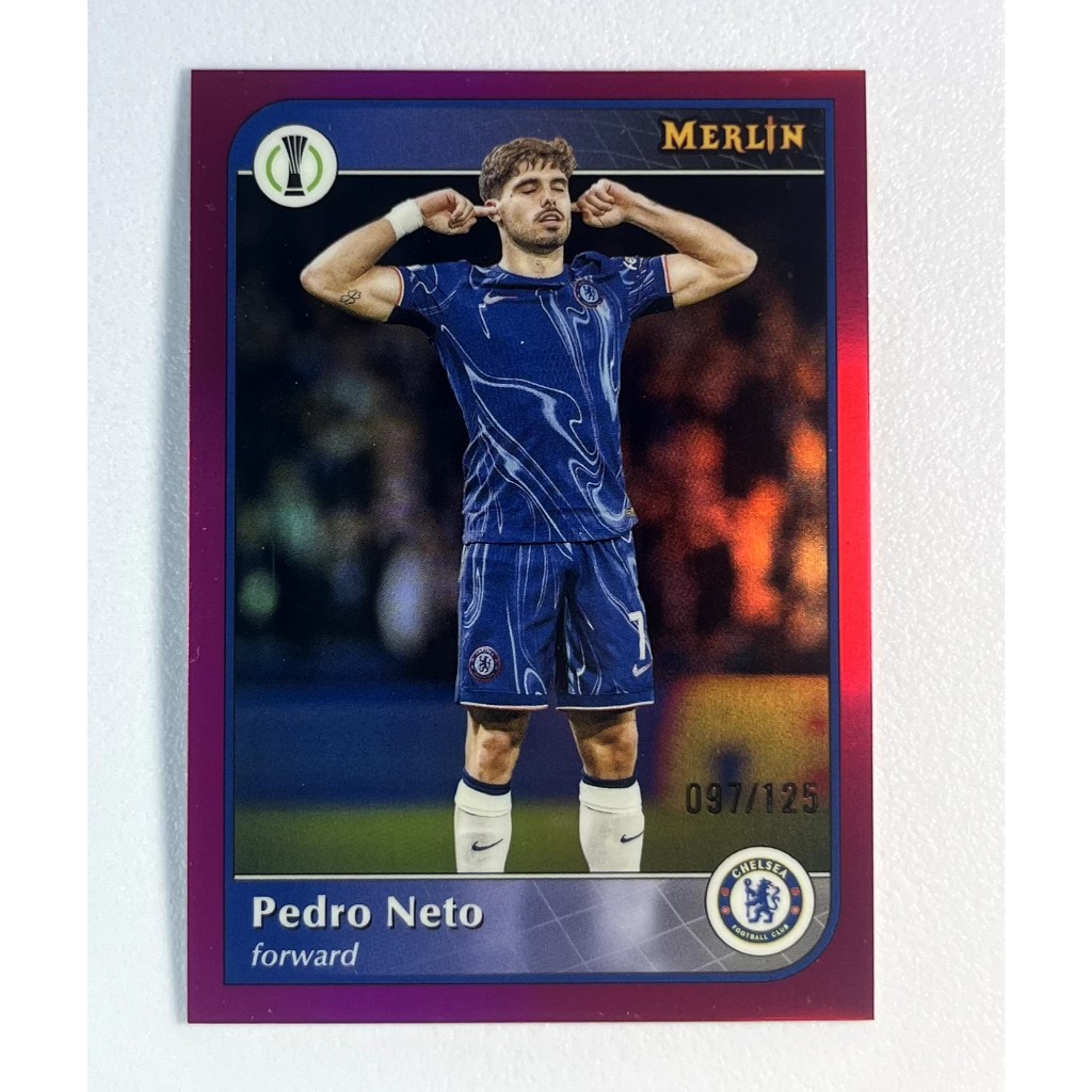 Thẻ bóng đá Topps Merlin Pedro Neto 2025 / 125