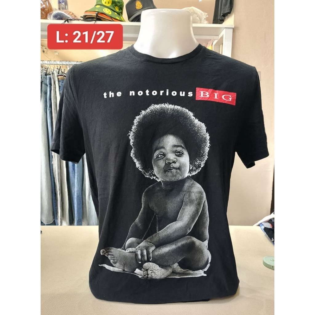 Áo sơ mi cổ điển Rap-Tee Biggie (Size L)