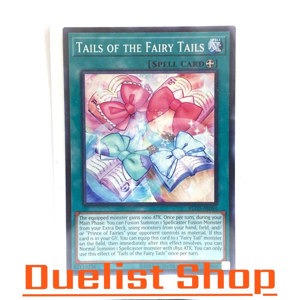 Tails of the Fairy (N) Spell [Equip] Set BLZD-AE064 Yu-Gi-Oh Thẻ OCG Châu Á EN