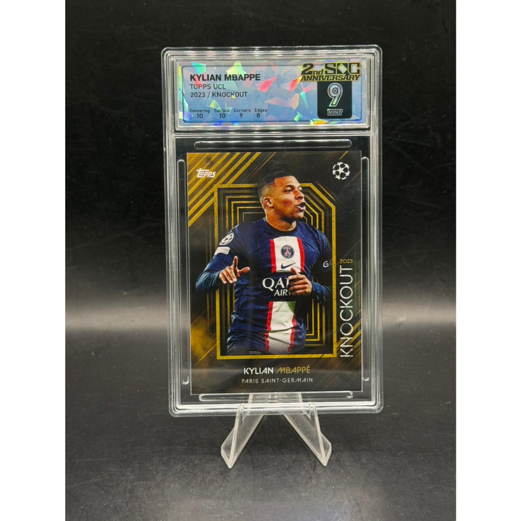 Kylian Mbappé - Cuộc thi Topps UEFA Club 2023 - Knockout - SQC 9 Mint