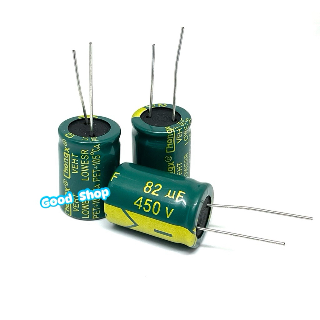 Tụ điện điện điện phân C 82uf 450V 105 độ