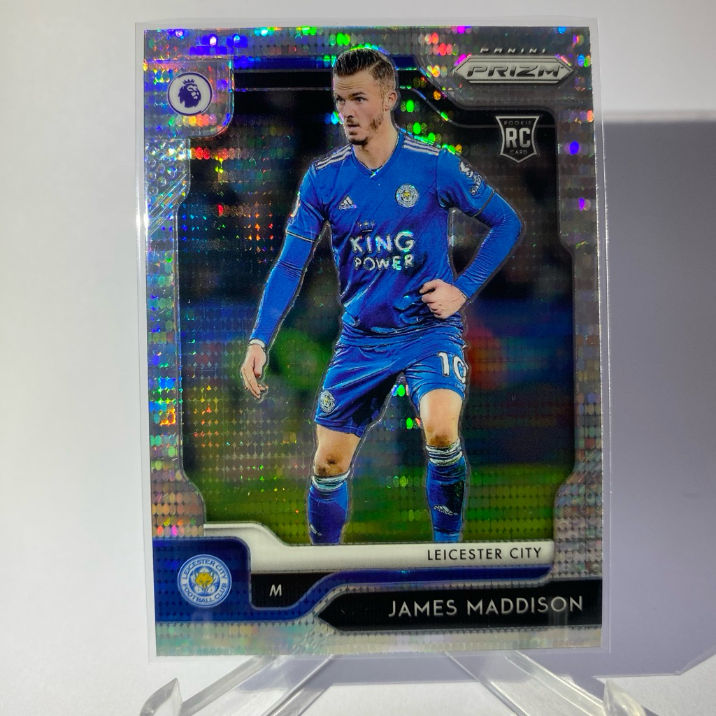Thẻ bóng đá JAMES MADDISON RC LEICESTER CITY (PRIZM) PANINI PRIZM 2019