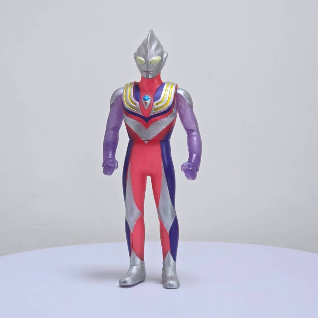Mô Hình Mềm Hình Ultraman Tiga Vinyl 4.5 Inch 4