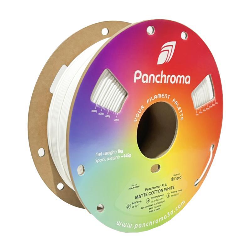 Dây nhựa máy in 3D (Polymaker) PolyTerra PLA Matte / White (Matte + White)