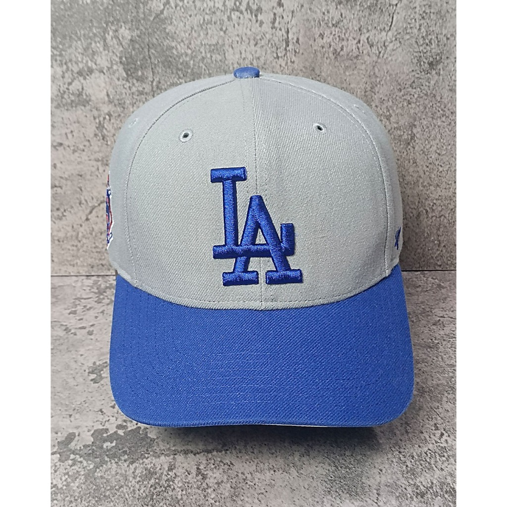 ❈ Los Angeles Dodgers Grey Blue Two Tone Snapback 47Brand (ĐÃ SỬ DỤNG)