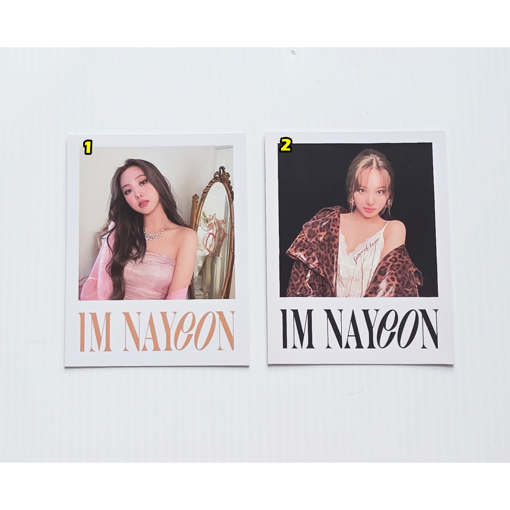 Thẻ Polaroid từ CD Album NAYEON (TWICE) -IM Kpop POP Ông Aon