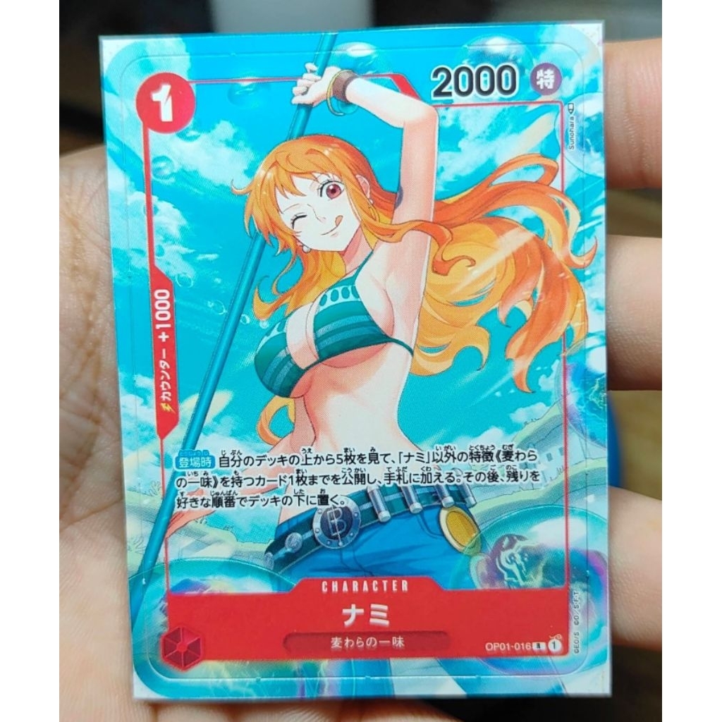 OP01-016 Thẻ Mini Nami Có Bút Chì Trò Chơi One Piece One Piece OnePiece