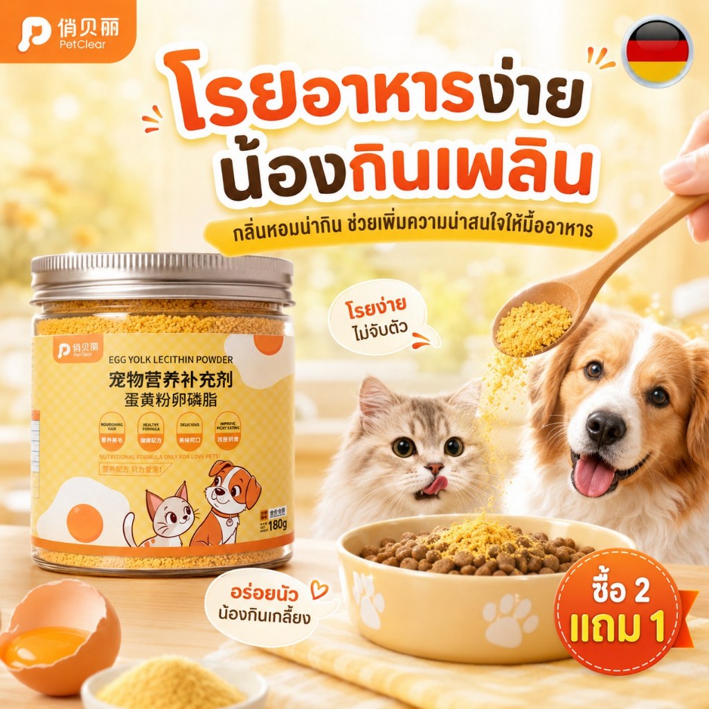 Khuyến mãi giá trị tốt nhất PetClear Lecithin Lòng đỏ trứng 180g Mua Chăm sóc tóc Thực phẩm bổ sung 