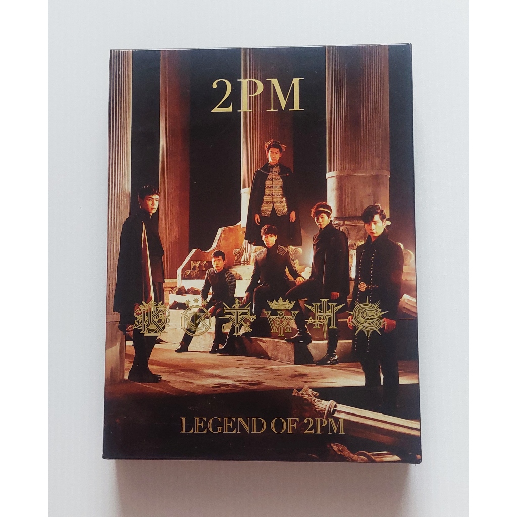 Album Nhật Bản 2PM-LEGEND OF 2PM Limited Phiên bản chưa đóng gói Không có thẻ CD + DVD của Kpop