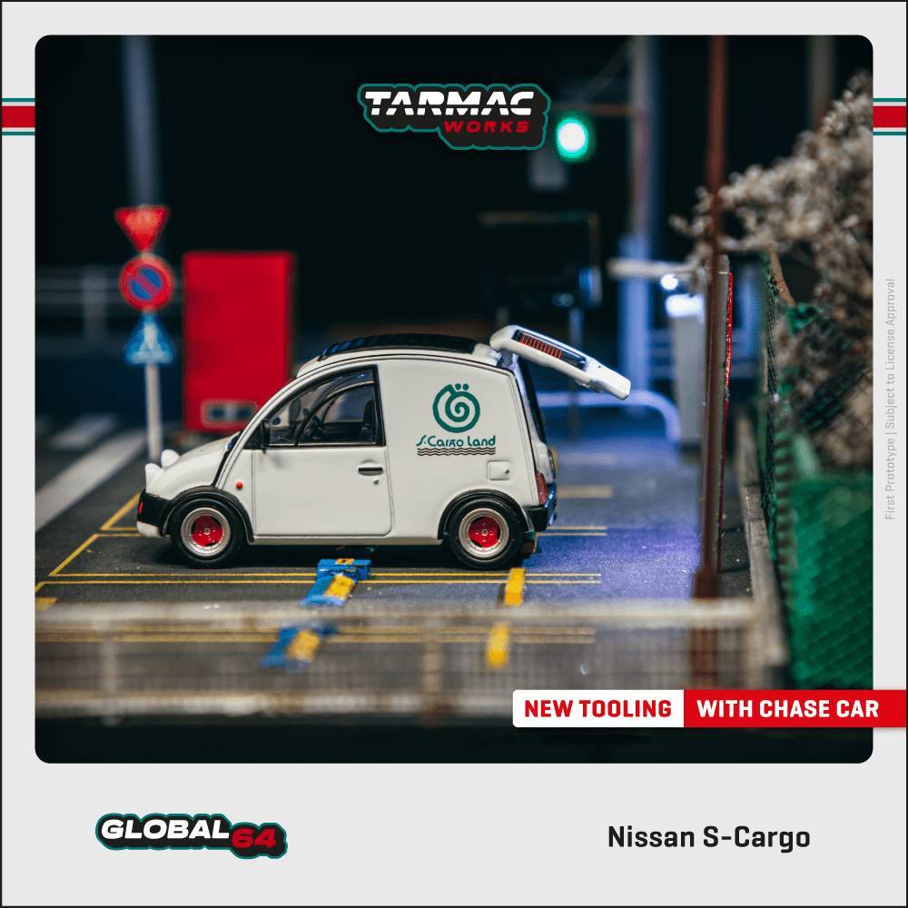Nissan S-Cargo White 1: 64 (TARMAC WORKS)