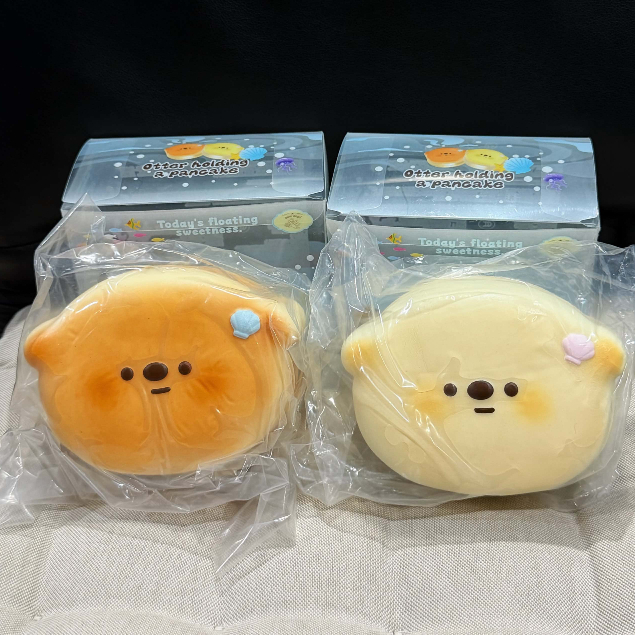 Bộ sưu tập mới Lisa Otter Cake Squishy Pancake Miếng dày Thơm Chậm