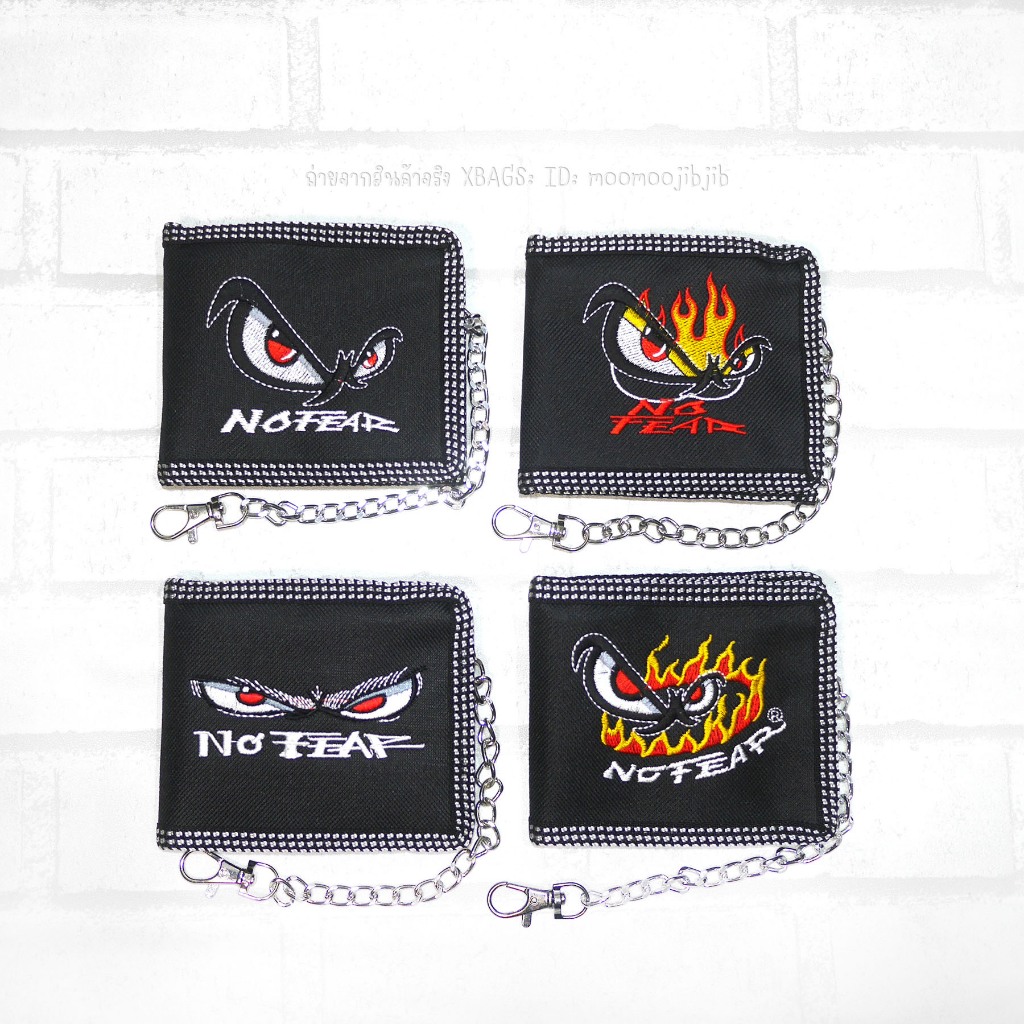 Ví 2 Lạnh Có Dây Xích Rất Nhiều Họa Tiết Nofear Eagle Runbkk Cần Sa Có Túi Zip