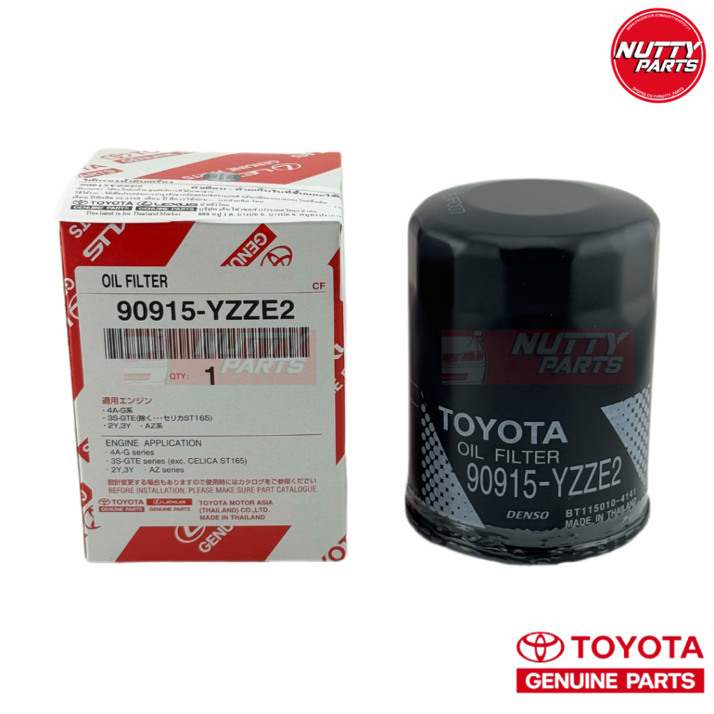 Phụ tùng chính hãng Lọc dầu TOYOTA CAMRY 2.0L 2.4L WISH ALPHARD COROLLA 4AGE 20V 90915-YZZE2