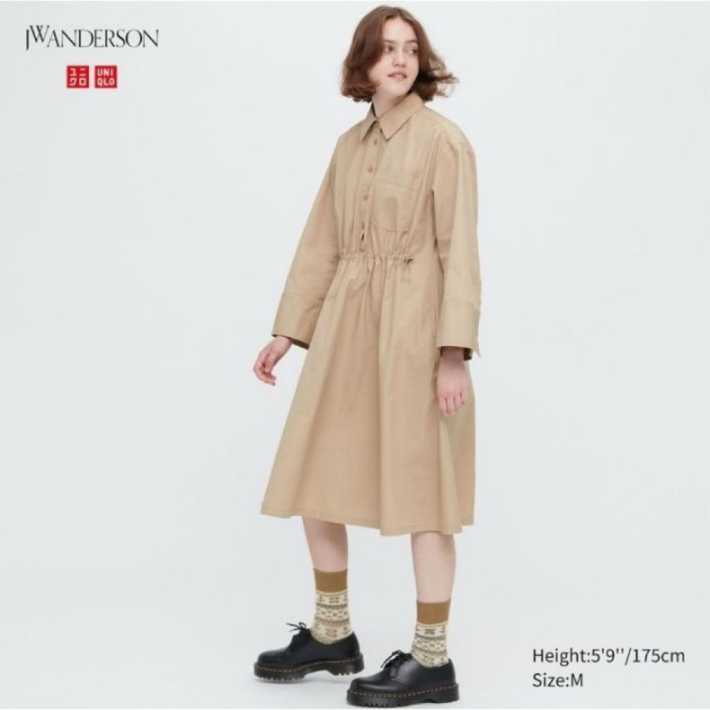 Váy sơ mi Uniqlo JWA M (Đã qua sử dụng)