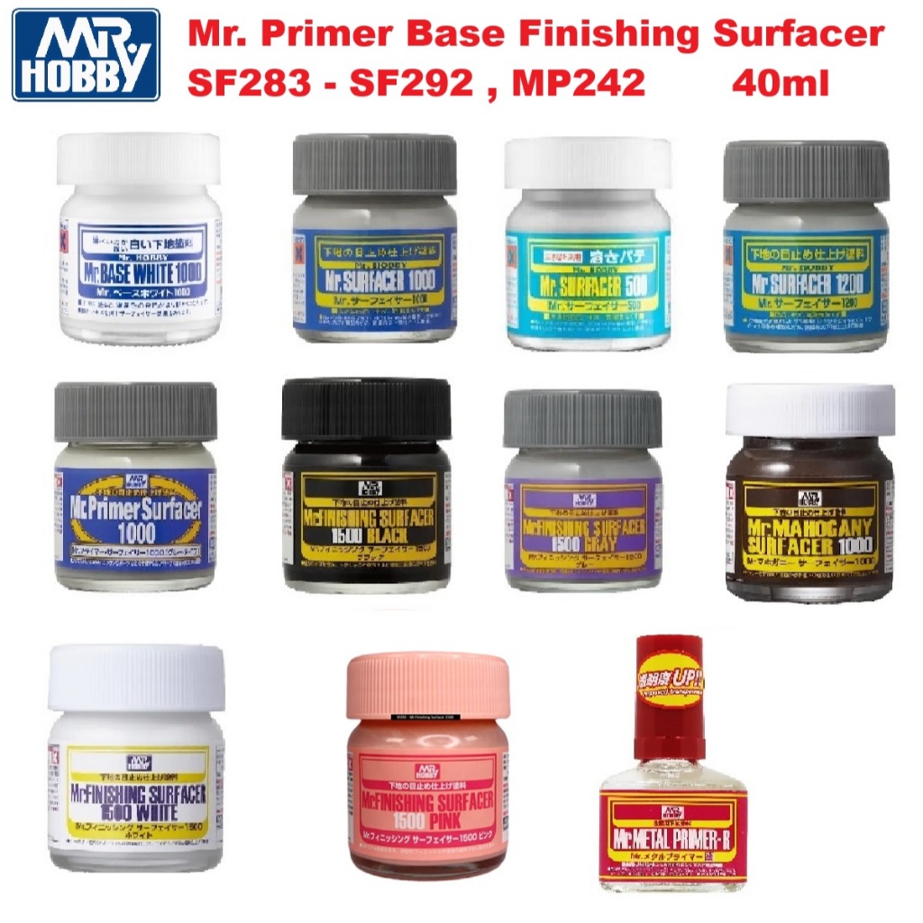 GSI Creos Mr Hobby SF283-SF287, SF288, SF289, SF290, SF291, SF292 Primer Base Finishing Surfacer ❈ ้