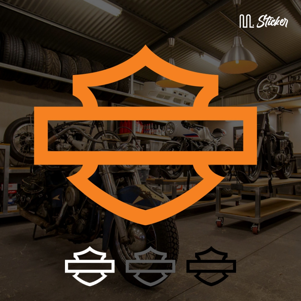 Nhãn dán HARLEY-DAVIDSON HARLEY DAVIDSON 1 bộ có 1 miếng chất lượng cao (WE68)