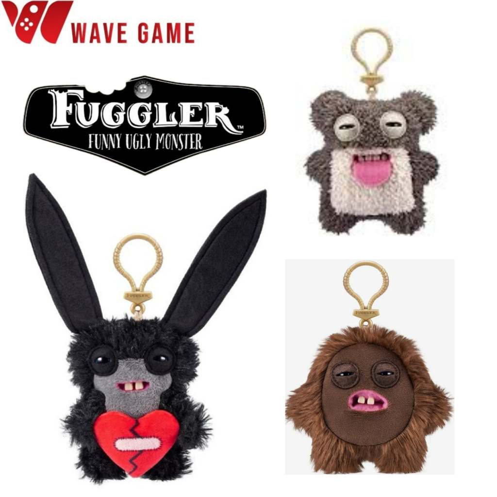 Fuggler ngộ nghĩnh xấu xí quái vật chìa khóa pers budgie phiên bản Móc khóa Búp bê Tất cả các kiểu d