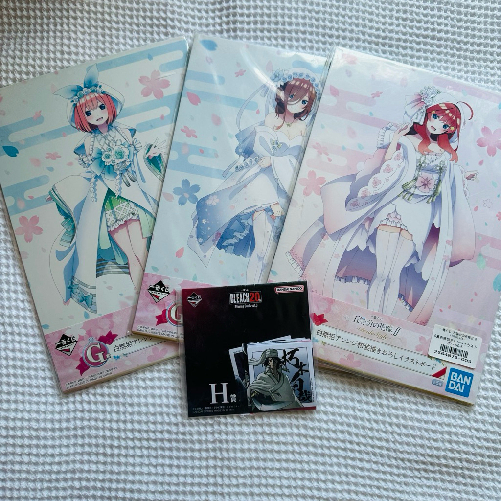 Ichiban Kuji: Hình (Tông) Toubun no Hanayome Bride My Is A Five Twins Bleach Sticker Prize H