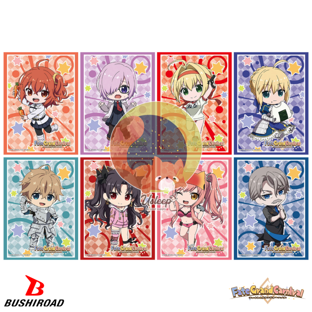 Bushiroad Tay Fate / Grand Carnival: Ritsuka Fujimaru, Mash, Nero, Artoria, Gawain, Ishtar, Queen Me