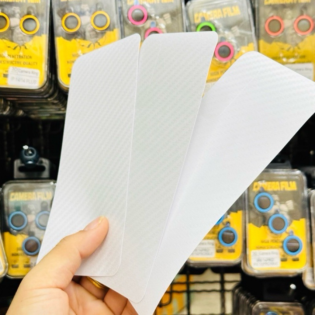 Phim Mặt Sau Trong Suốt (Họa Tiết Caffea) Cho Iphone i17 i17Pro i17Air i17Promax