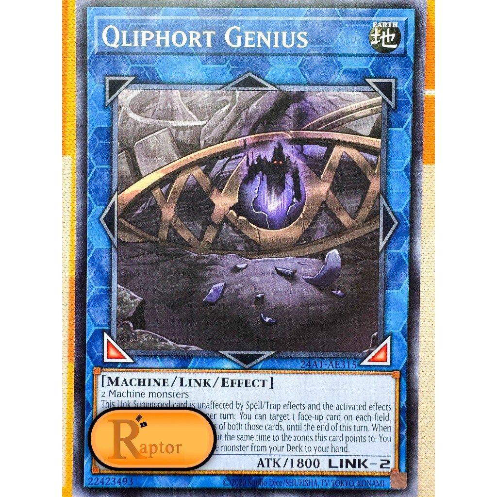 24AT-AE315: Qliphort Genius [Chung] (Yu-Gi-Oh Tiếng Anh Châu Á: Xác thực) - [RaptorzCards]
