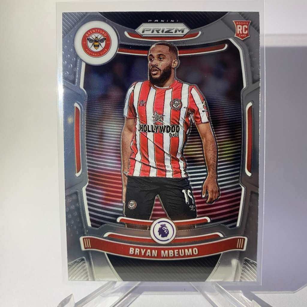 Thẻ bóng đá BRYAN MBEUMO RC BRENTFORD PANINI PRIZM 2021