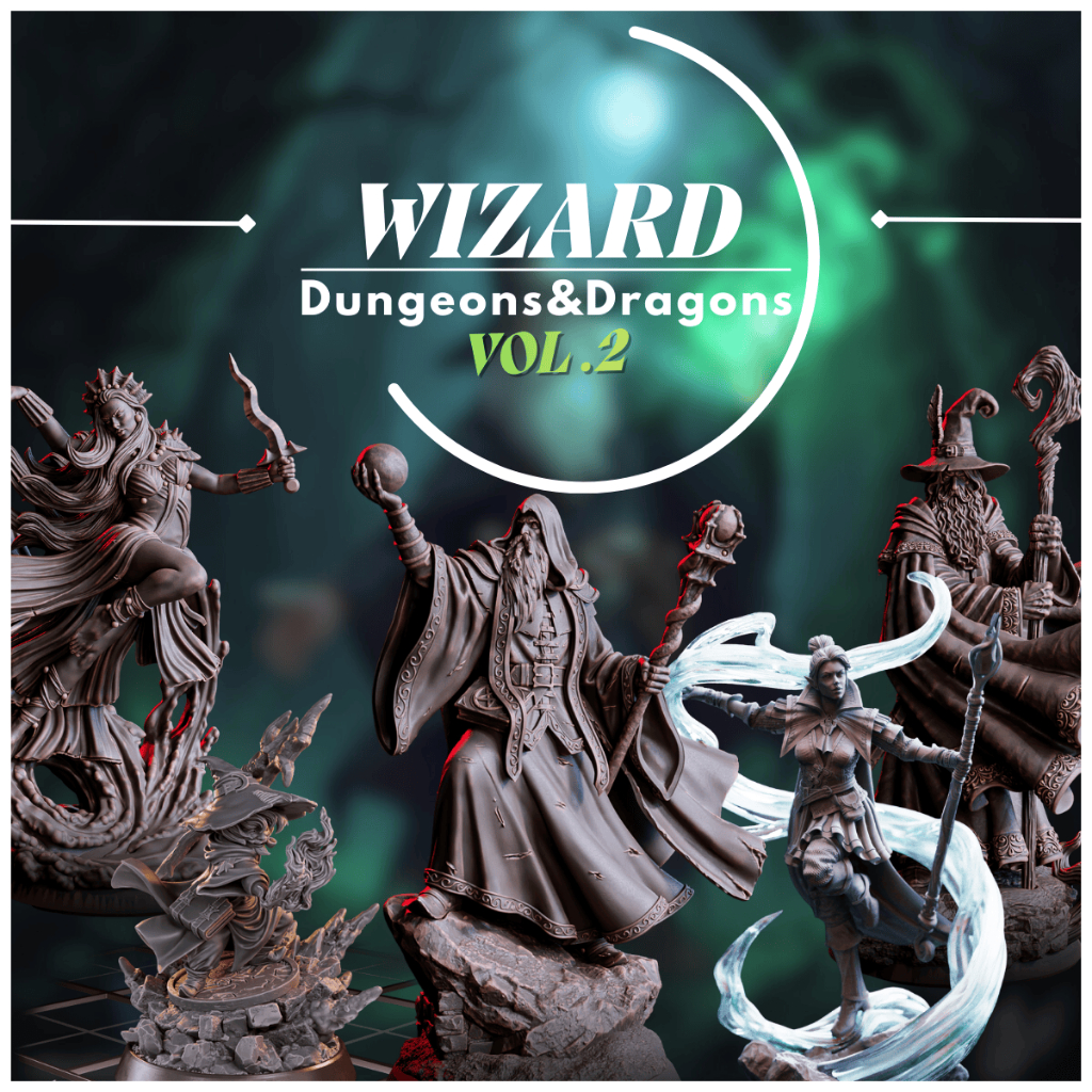 Dnd thu nhỏ Dungeon và rồng WIZARD CLASS [VOL.2]