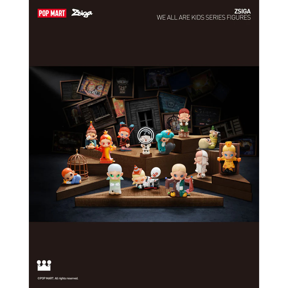 Thẻ kiểm tra nhân vật Zsiga We All Are Kids Series Unpacked 1