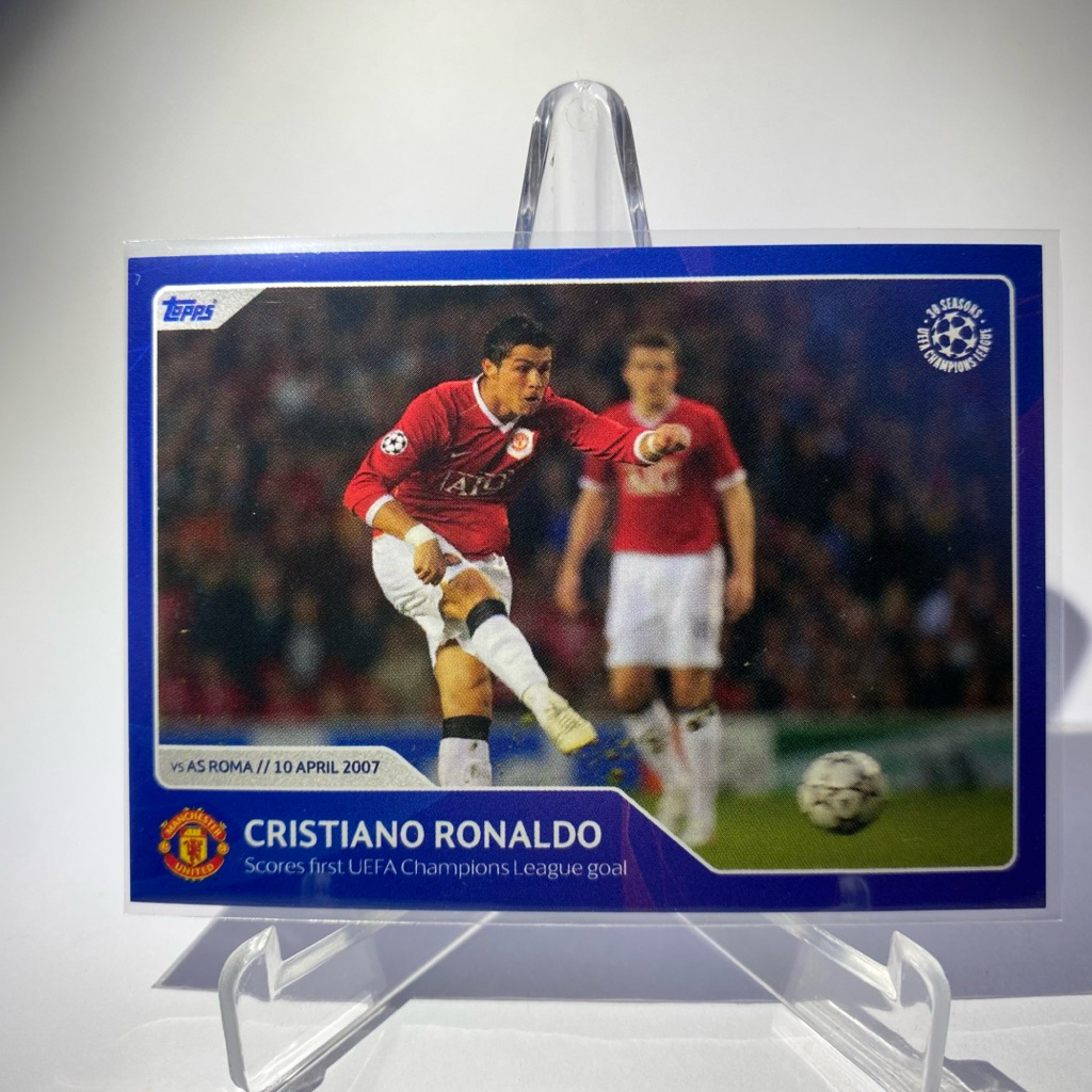 Thẻ bóng đá CRISTIANO RONALDO CR7 MANCHESTER UNITED TOPPS 2022 047