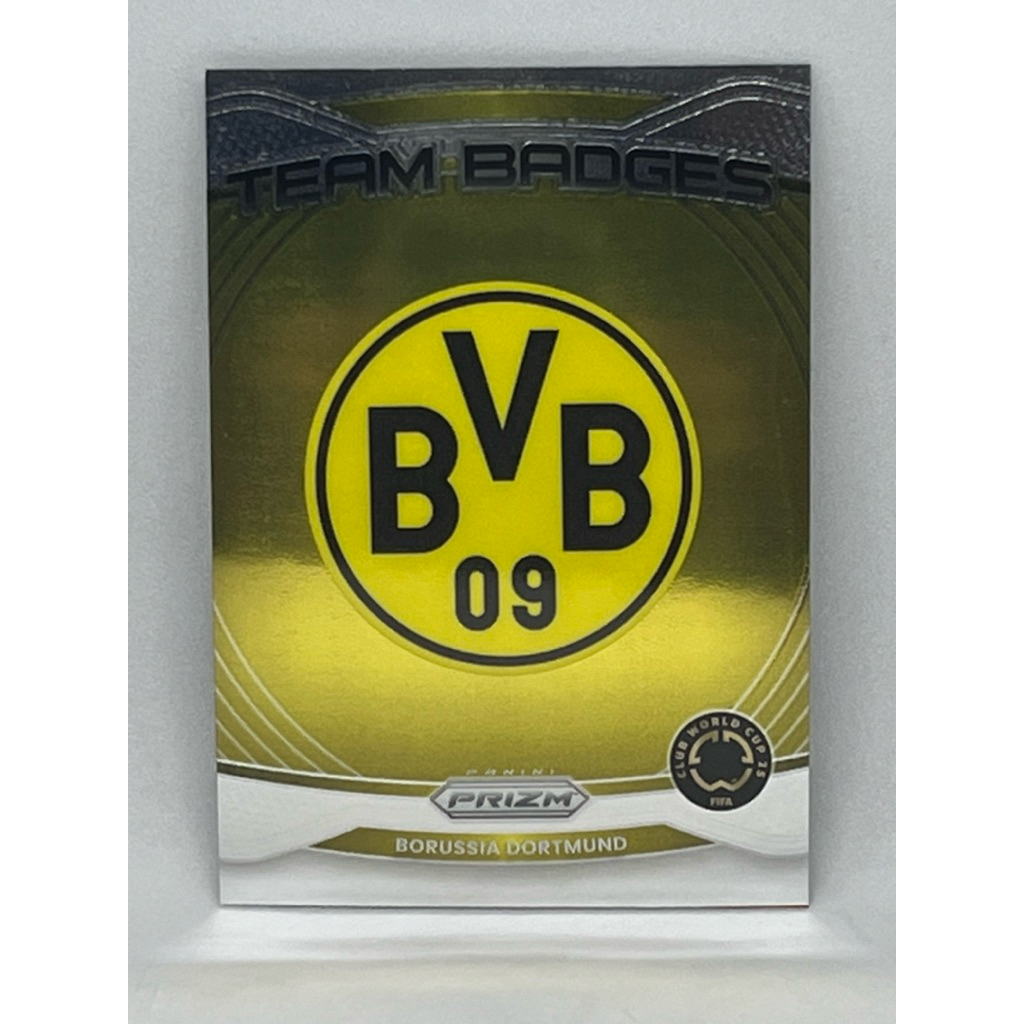 Thẻ bóng đá Panini 2024-2025 Prizm Club World Cup Borussia Dortmund Huy hiệu