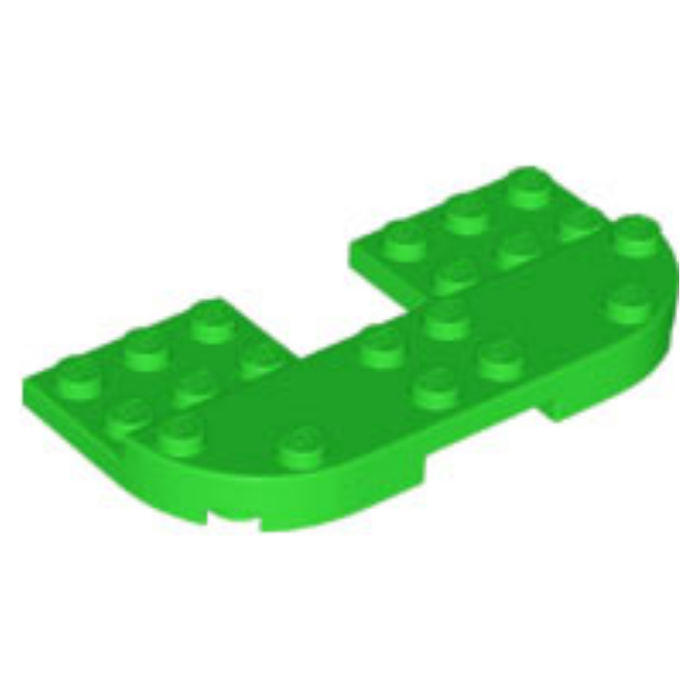 Đĩa Lego Vòng 4 x 8 x 2 / 3 Lớn lên 2 x 8 và 2 x 2 Cutout (73832) / Piece