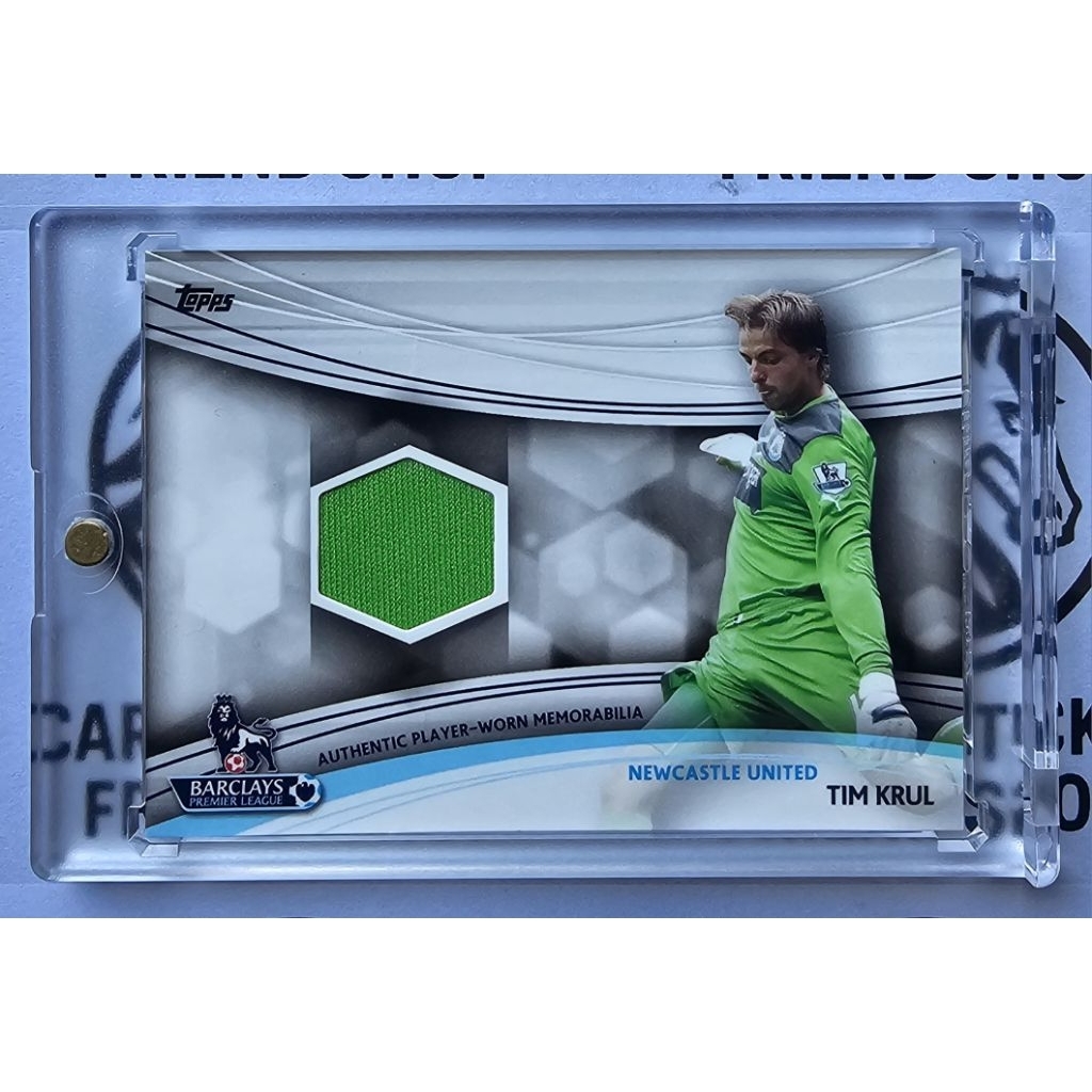 Topps: Tim Krul (Newcastle United Player-worn) Tops-Card