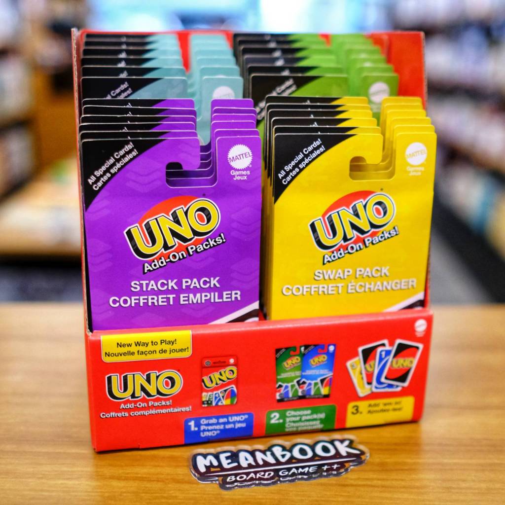 UNO Pack Add-On: Ngược / Hoán đổi / Xếp chồng / Tốc độ [C (20)]