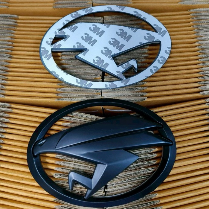 Lưới tản nhiệt phía trước TOYOTA Logo Circle Black Bird Eagle Matte