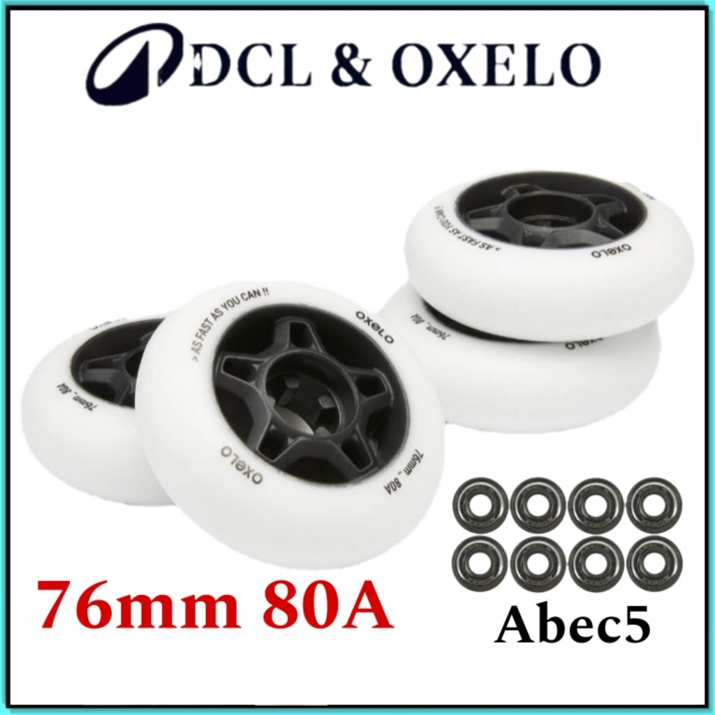 Giày trượt patin 76mm 80a Thương hiệu Oxelo