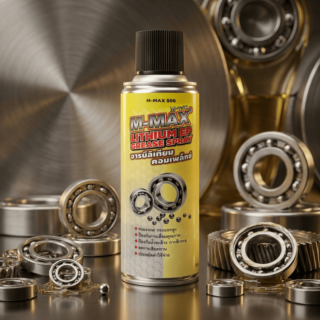 M-MAX 506 LITHIUM EP GREASE SPRAY Lydic Complex 200 ml.