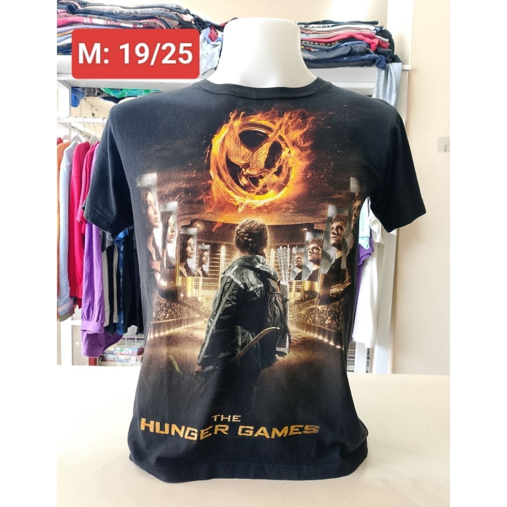 Áo sơ mi cổ điển The Hunger Games Áo thun thập niên 2012 (Phần 1) (Size M)
