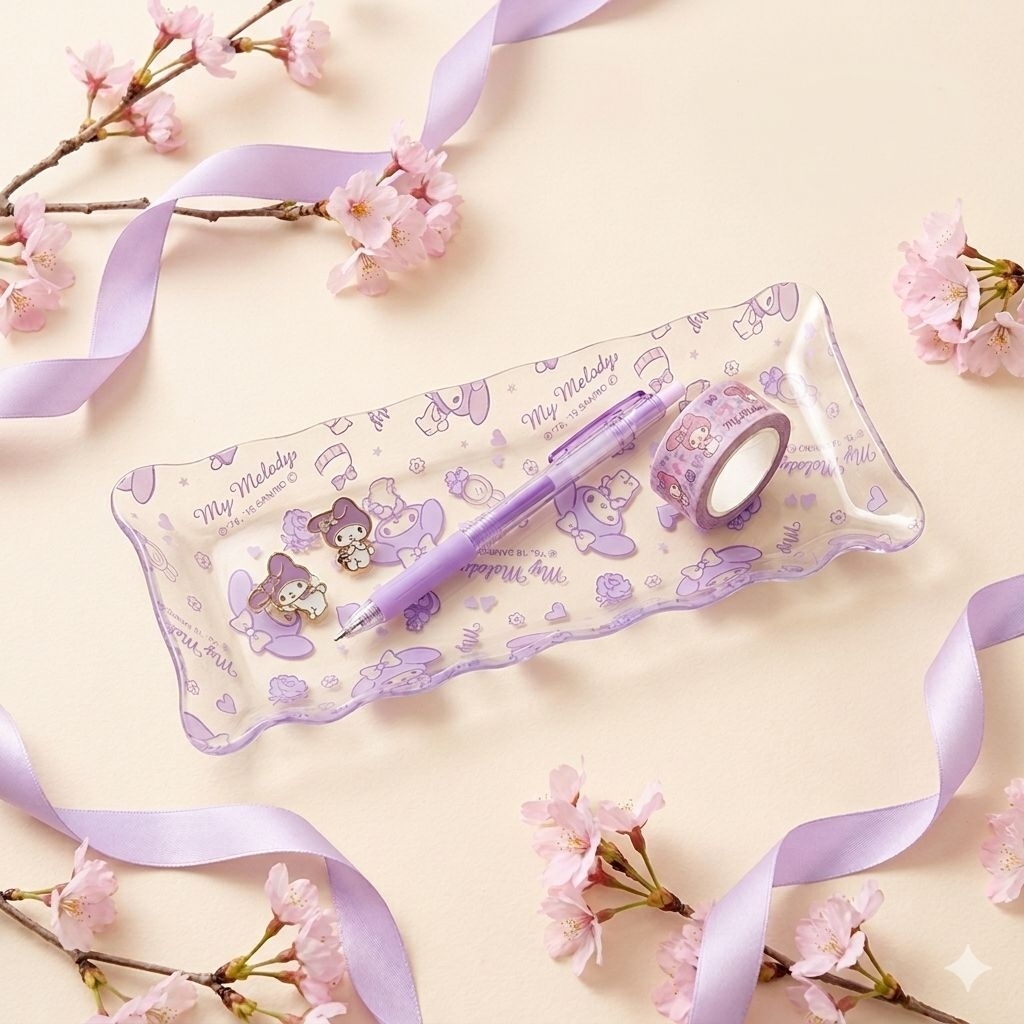 Khay trong suốt Mymelody Sanrio