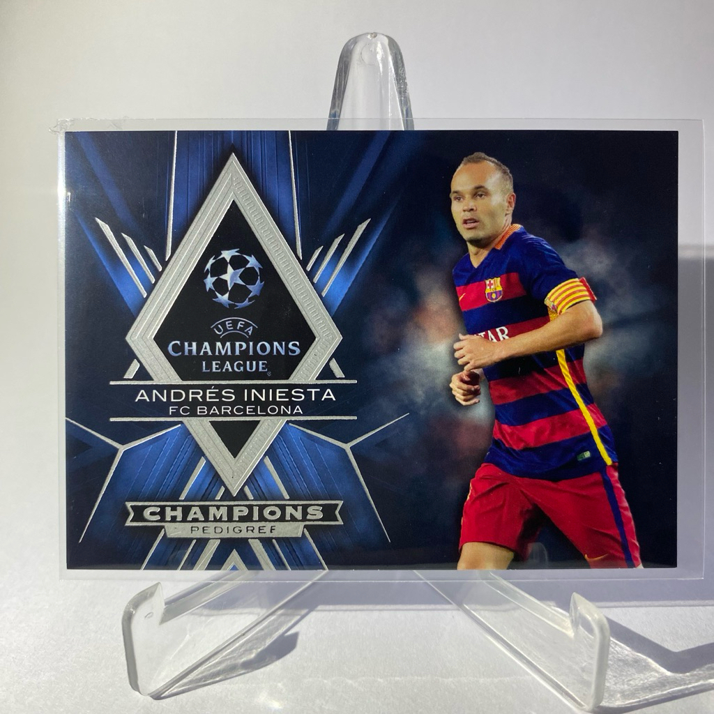 Thẻ bóng đá ANDRES INIESTA BARCELONA TOPPS 2016