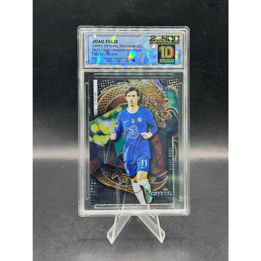 Joao Felix (RD-JF) - 2023 Topps Crystal Premium UCL - Red Dragon Parallel (Số sê-ri 35 / 50) - SQC 1