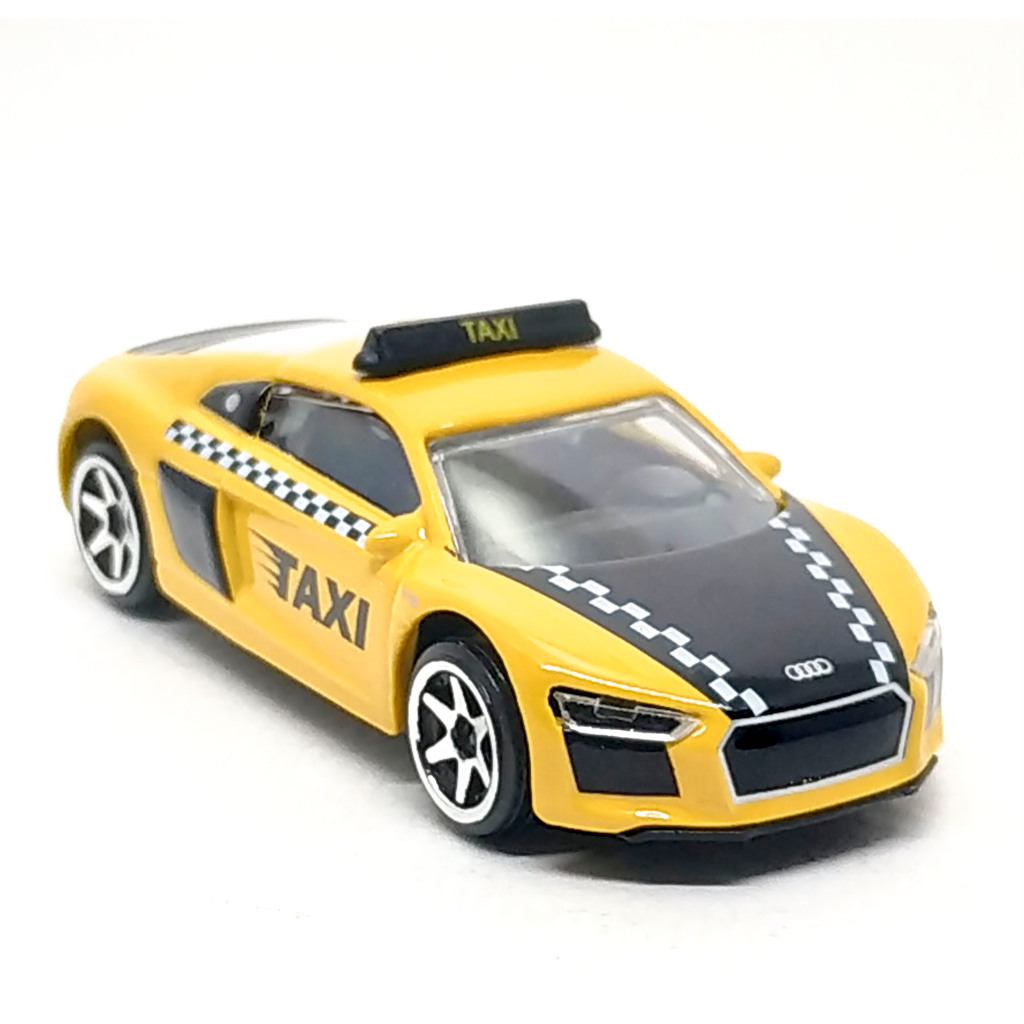 Majorette Audi R8 V10 Taxi-Yellow / tỷ lệ 1 / 58 (3 inch) không có gói