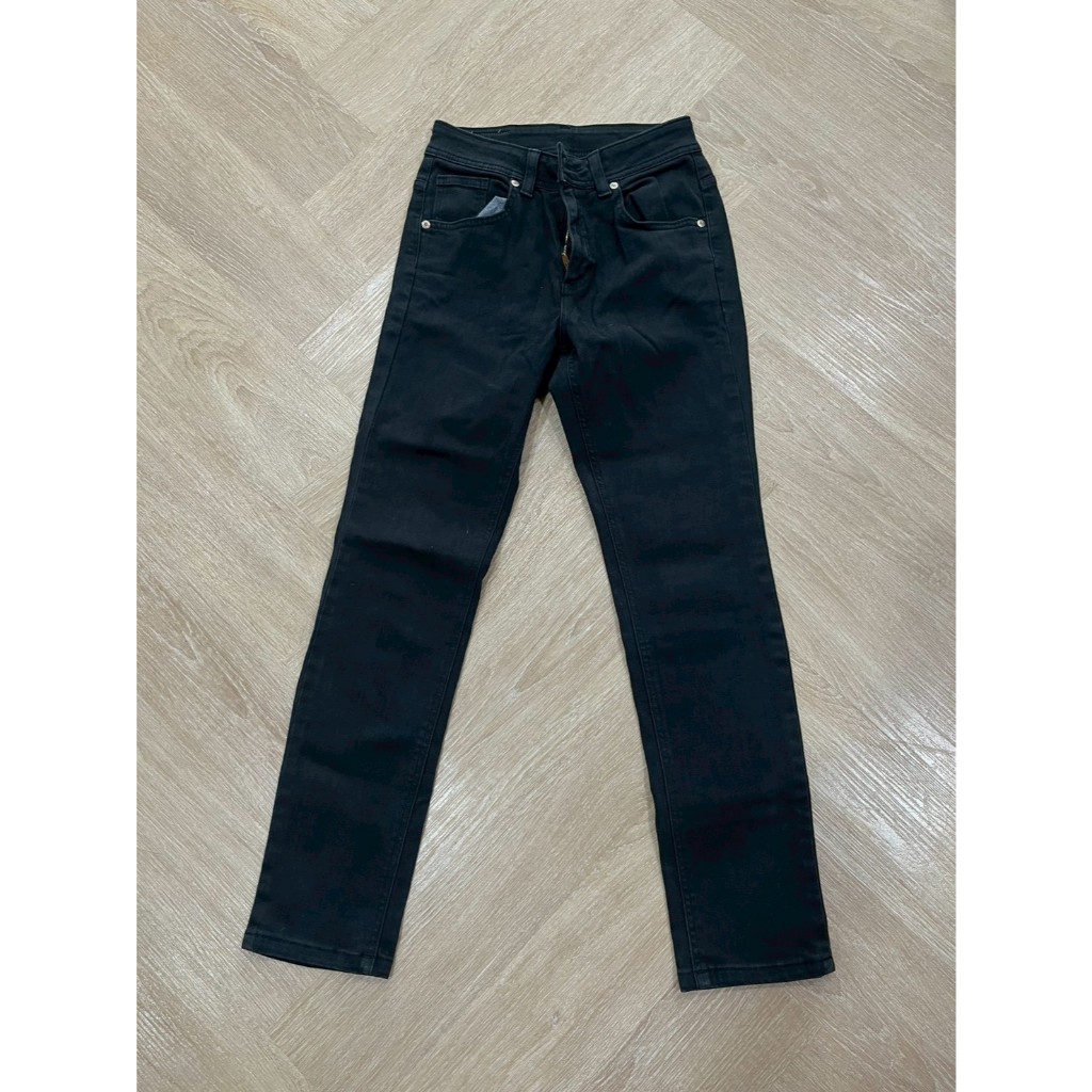 Chuyển tiếp EDWIN Jeans Authentic 1 (Sản xuất tại Nhật Bản) Giặt màu đen Hình trụ nhỏ Hình dạng rất 