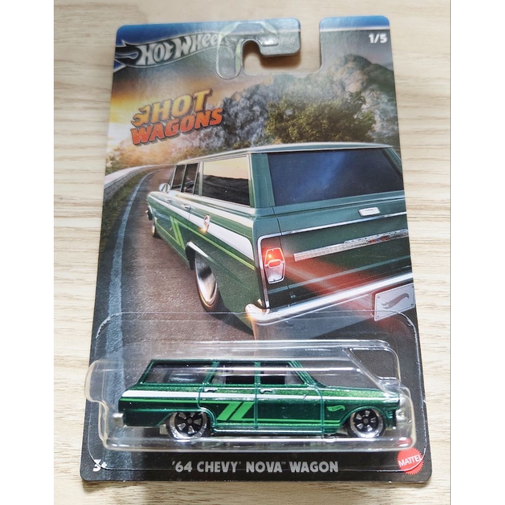 Hot wheels 64 chevy nova wagon 1: 64