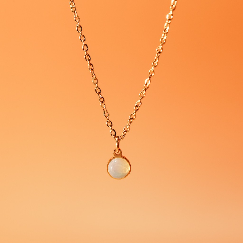 Vòng cổ Opalite Vachana-Minimalist (Vòng cổ đá Opalite)