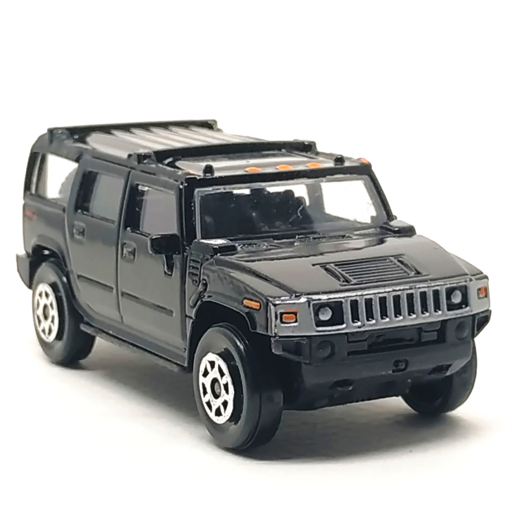 Majorette Hummer H2 TM GM Đen OR8S Loại Bánh Xe Tỉ Lệ 1 / 61 (8 cm) Không Gói