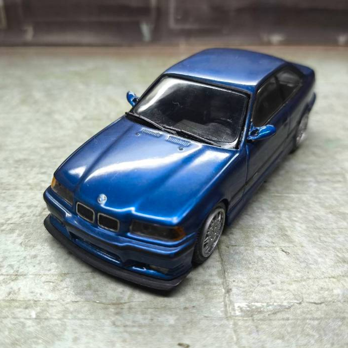 Mô hình kim loại Mô hình ô tô Minichamps: BMW M3 E36: Tỉ lệ 1 / 43 (Estoril Blue)