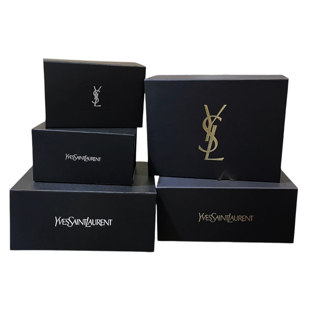 Giấy chính hãng hộp YSL màu đen (Từ Cửa hàng bách hóa trung tâm)