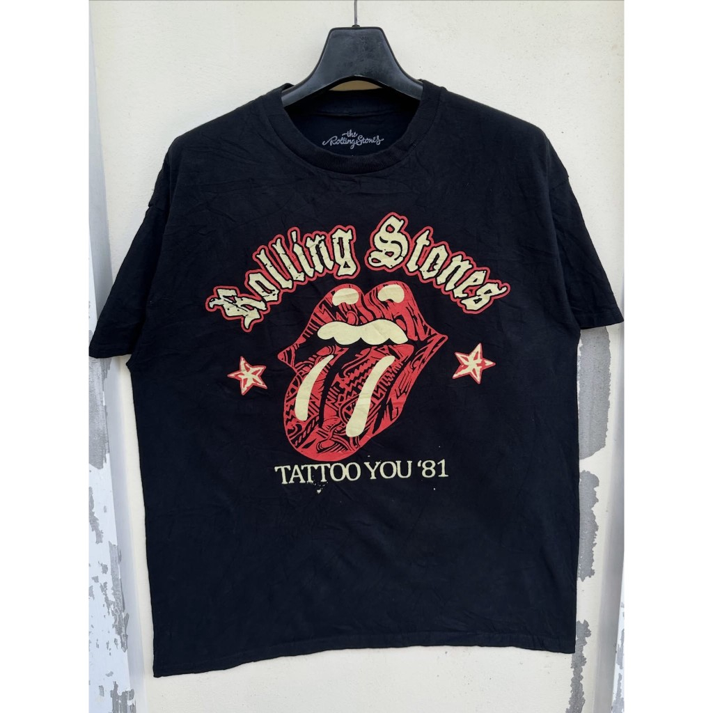 Áo thun ban nhạc Rolling Stones (Tình trạng tốt)